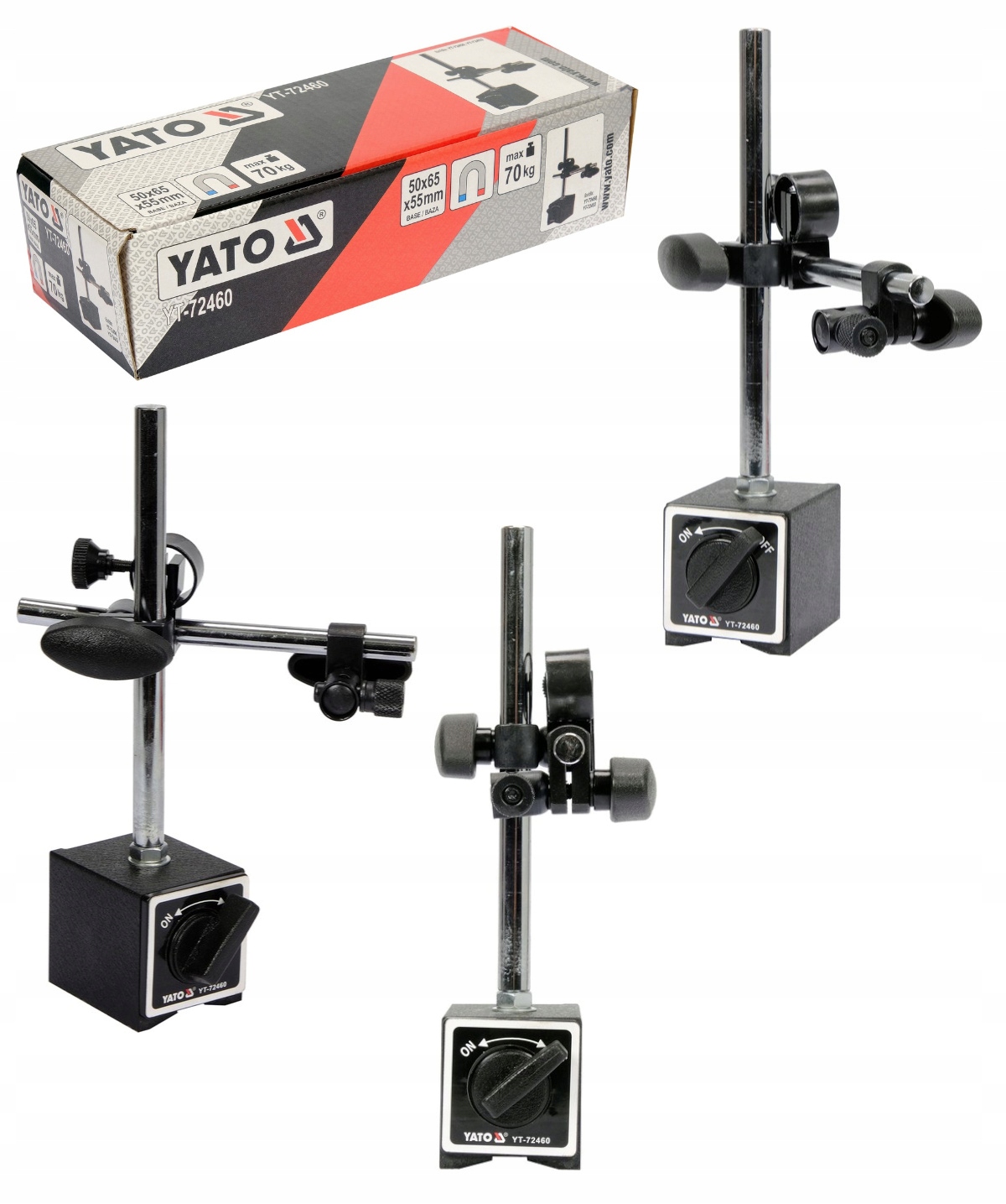 Magnetický stojan pre číselník YT-72460 Yato